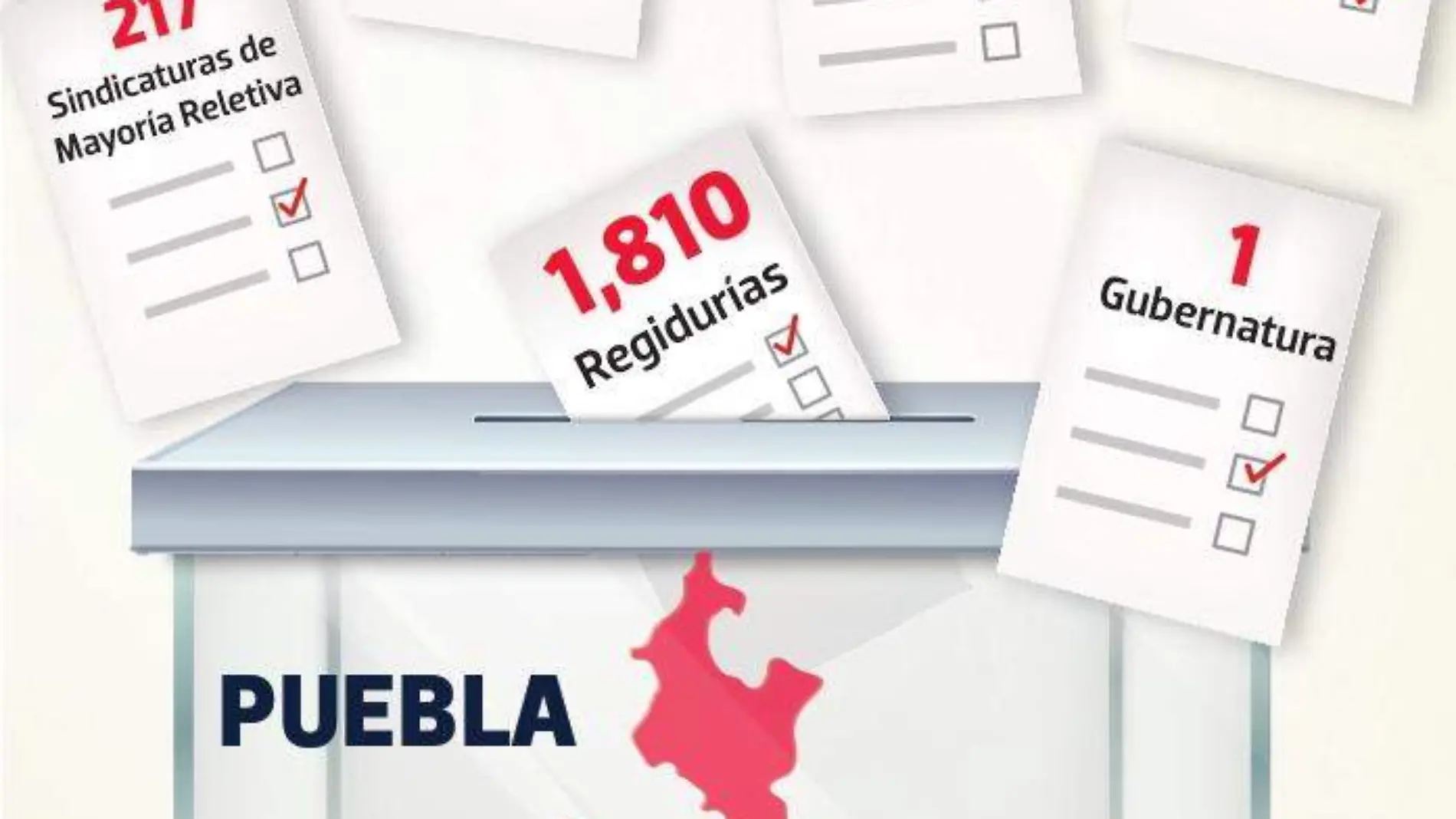 Puebla con mayor cantidad de cargos de elección popular en disputa